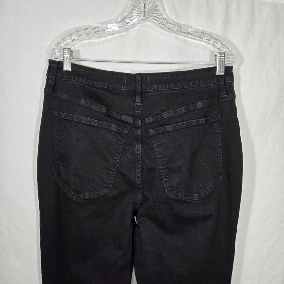 MADEWELL Hi-Rise Magic-Pockets CURVY SKINNY FLARE Black Jeans Women's Size 32. - Picture 5 of 17